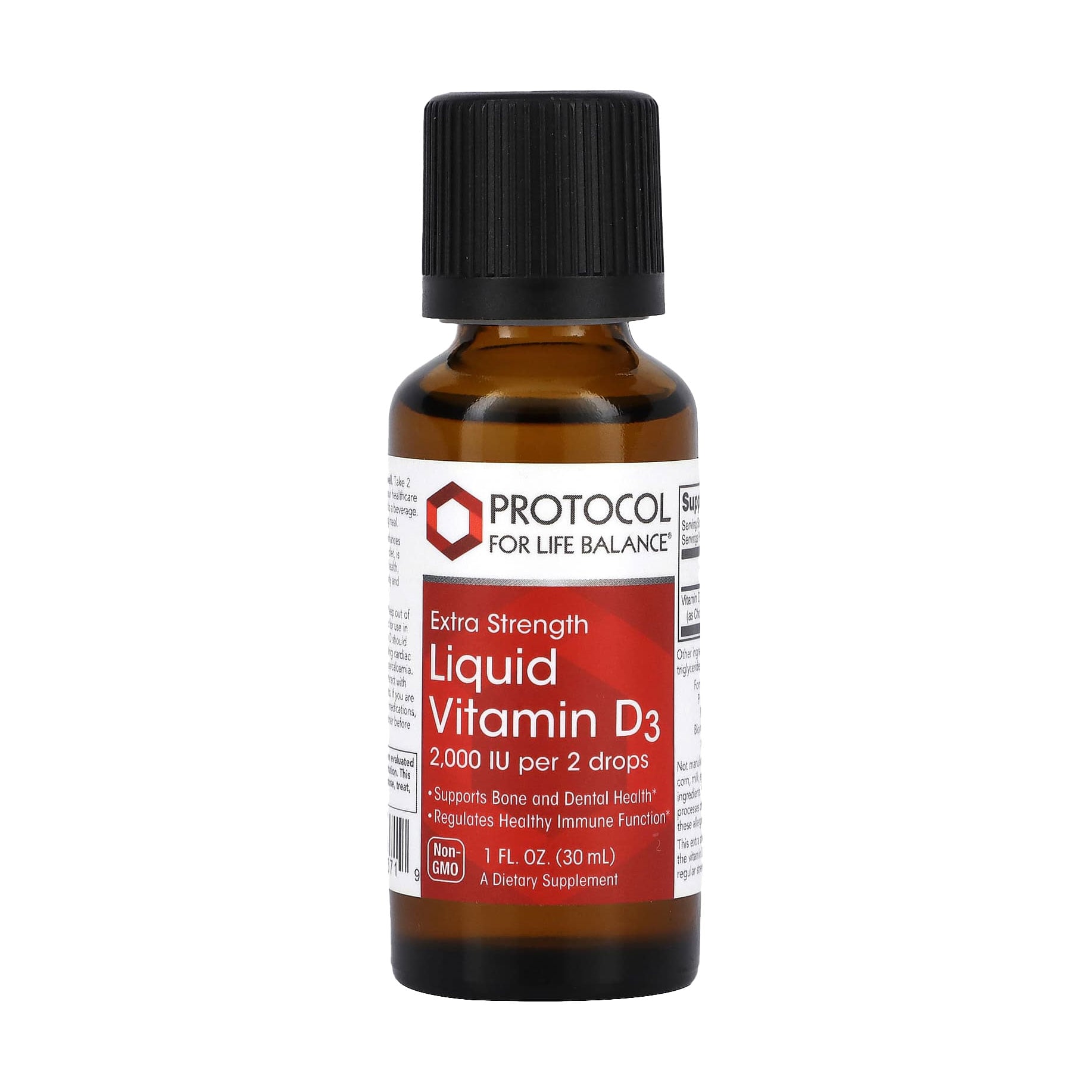 Вітамін Д3 Protocol For Life Balance Liquid Vitamin D3, 2000 МО в краплях, 30 мл
